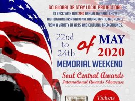 NOMINATIONS HAVE STARTED FOR SOUL CENTRAL INTERNATIONAL AWARDS SHOWCASE 2020 #MAY #22 #23 #DETROIT