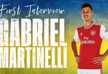 Gabriel Martinelli’s first Arsenal interview