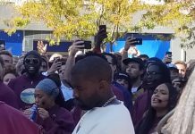 Kanye West SLC Sunday Service Covered by Soul Central Magazine and Gorrilla Mafia Entertainment LLC.