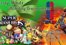 Thirsty Minds Holiday Tournament Dec 28th #Esports – Register Now!