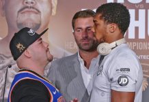 FACE TO FACE – Andy Ruiz & Anthony Joshua in Saudi Arabia Ahead of Rematch Clash