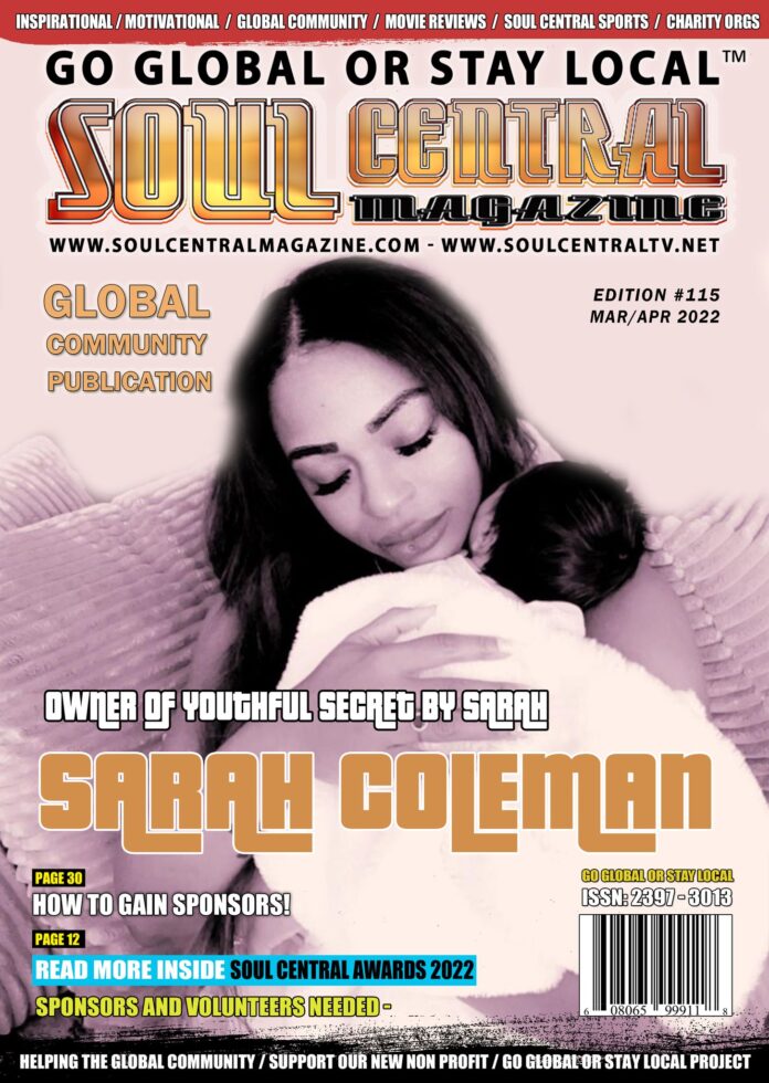 Soul Central Magazine – #Sarah Coleman – Special #Edition #115