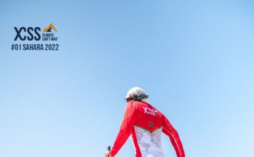 “XCSS climate can’t wait” 😊 Sport (trail + cross-country skiing in the desert) Brought to us by Estelle Peyen